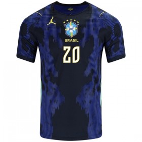 Camisolas Brasil Estevao 20 2º Equipamento Alternativa World Cup 2026 Manga Curta