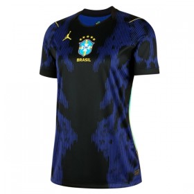 Camisolas Brasil Mulher 2º Equipamento Alternativa World Cup 2026 Manga Curta