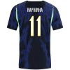 Camisolas Brasil Raphinha 11 2º Equipamento Alternativa World Cup 2026 Manga Curta