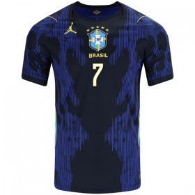 Camisolas Brasil Vini JR. 7 2º Equipamento Alternativa World Cup 2026 Manga Curta