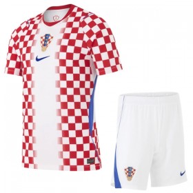 Camisolas Croácia Criança 1º Equipamento Principal World Cup 2026 Manga Curta