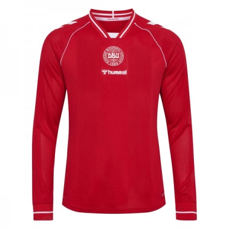Camisolas Dinamarca 1º Equipamento Principal World Cup 2026 Manga Comprida