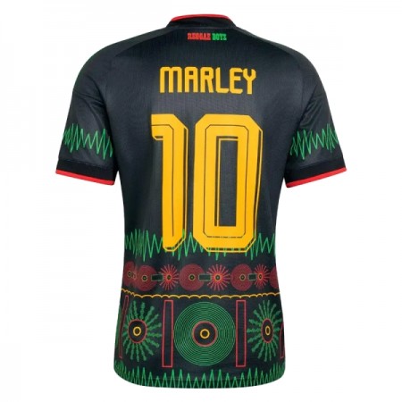 Camisolas Jamaica Bob Marley 10 2º Equipamento Alternativa World Cup 2026 Manga Curta Camisolas Jamaica Bob Marley 10 2º Equipamento Alternativa World Cup 2026 Manga Curta