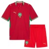 Camisolas Marrocos Criança 1º Equipamento Principal World Cup 2026 Manga Curta