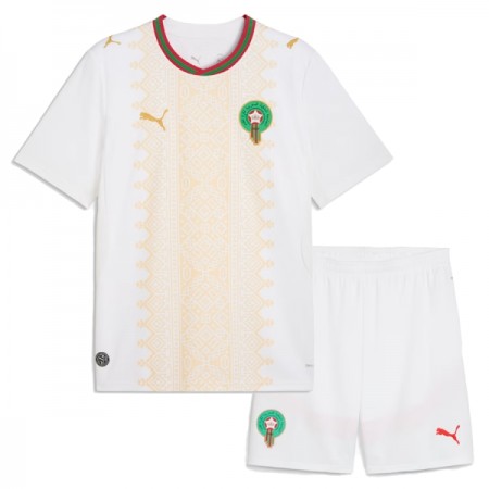 Camisolas Marrocos Criança 2º Equipamento Alternativa World Cup 2026 Manga Curta