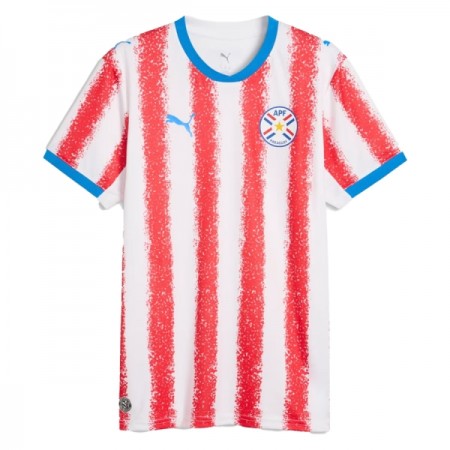 Camisolas Paraguay 1º Equipamento Principal World Cup 2026 Manga Curta