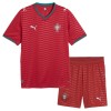 Camisolas Portugal Criança 1º Equipamento Principal World Cup 2026 Manga Curta