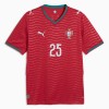 Camisolas Portugal Nuno Mendes 25 1º Equipamento Principal World Cup 2026 Manga Curta
