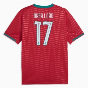 Camisolas Portugal Rafael Leao 17 1º Equipamento Principal World Cup 2026 Manga Curta