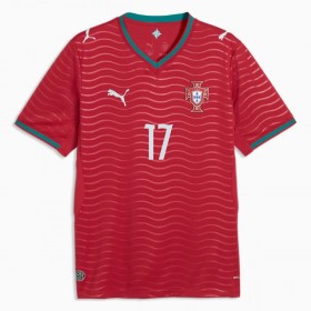 Camisolas Portugal Rafael Leao 17 1º Equipamento Principal World Cup 2026 Manga Curta