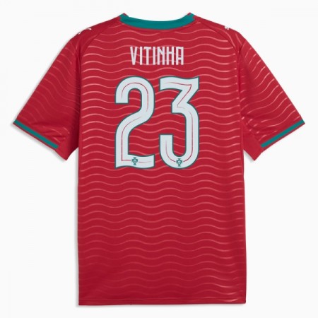 Camisolas Portugal Vitinha 23 1º Equipamento Principal World Cup 2026 Manga Curta