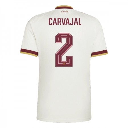 Camisolas Espanha Carvajal 2 2º Equipamento Alternativa World Cup 2026 Manga Curta