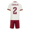 Camisolas Espanha Carvajal 2 Criança 2º Equipamento Alternativa World Cup 2026 Manga Curta