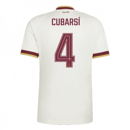 Camisolas Espanha Cubarsi 4 2º Equipamento Alternativa World Cup 2026 Manga Curta
