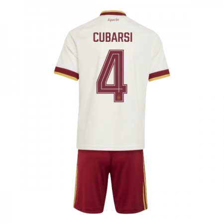 Camisolas Espanha Cubarsi 4 Criança 2º Equipamento Alternativa World Cup 2026 Manga Curta