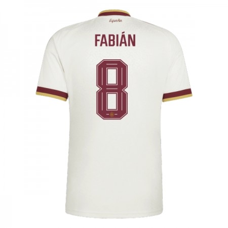 Camisolas Espanha Fabian 8 2º Equipamento Alternativa World Cup 2026 Manga Curta