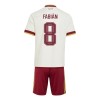Camisolas Espanha Fabian 8 Criança 2º Equipamento Alternativa World Cup 2026 Manga Curta Camisolas Espanha Fabian 8 Criança 2º Equipamento Alternativa World Cup 2026 Manga Curta