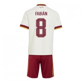 Camisolas Espanha Fabian 8 Criança 2º Equipamento Alternativa World Cup 2026 Manga Curta