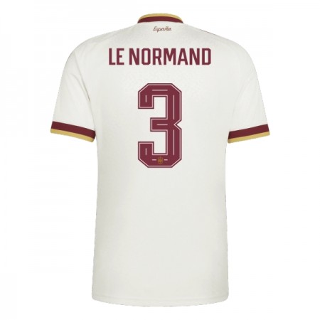 Camisolas Espanha Le Normand 3 2º Equipamento Alternativa World Cup 2026 Manga Curta