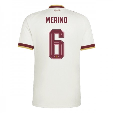 Camisolas Espanha Merino 6 2º Equipamento Alternativa World Cup 2026 Manga Curta