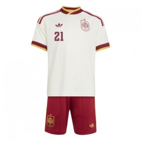 Camisolas Espanha Oyarzabal 21 Criança 2º Equipamento Alternativa World Cup 2026 Manga Curta