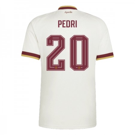 Camisolas Espanha Pedri 20 2º Equipamento Alternativa World Cup 2026 Manga Curta