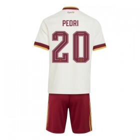 Camisolas Espanha Pedri 20 Criança 2º Equipamento Alternativa World Cup 2026 Manga Curta