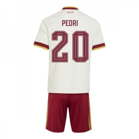 Camisolas Espanha Pedri 20 Criança 2º Equipamento Alternativa World Cup 2026 Manga Curta