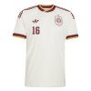Camisolas Espanha Rodrigo 16 2º Equipamento Alternativa World Cup 2026 Manga Curta