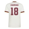 Camisolas Espanha Zubimendi 18 2º Equipamento Alternativa World Cup 2026 Manga Curta