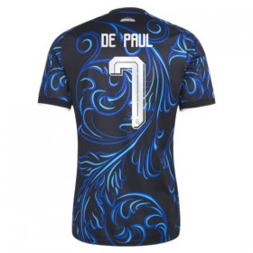Camisolas Argentina De Paul 7 2º Equipamento Alternativa World Cup 2026 Manga Curta
