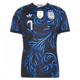 Camisolas Argentina De Paul 7 2º Equipamento Alternativa World Cup 2026 Manga Curta