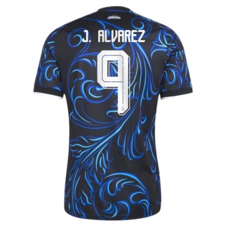 Camisolas Argentina J. Alvarez 9 2º Equipamento Alternativa World Cup 2026 Manga Curta
