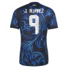 Camisolas Argentina J. Alvarez 9 Criança 2º Equipamento Alternativa World Cup 2026 Manga Curta