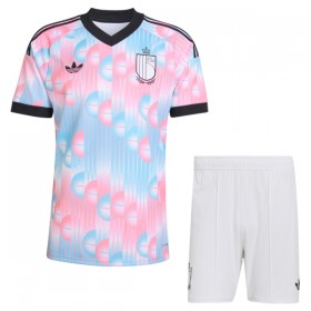 Camisolas Bélgica Criança 2º Equipamento Alternativa World Cup 2026 Manga Curta