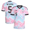 Camisolas Bélgica De Cuyper 5 2º Equipamento Alternativa World Cup 2026 Manga Curta Camisolas Bélgica De Cuyper 5 2º Equipamento Alternativa World Cup 2026 Manga Curta