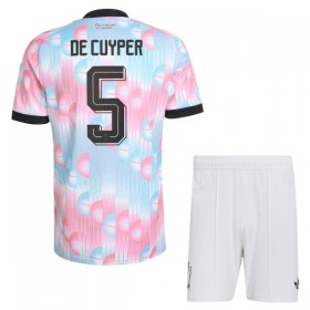 Camisolas Bélgica De Cuyper 5 Criança 2º Equipamento Alternativa World Cup 2026 Manga Curta