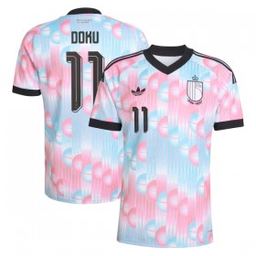 Camisolas Bélgica Doku 11 2º Equipamento Alternativa World Cup 2026 Manga Curta