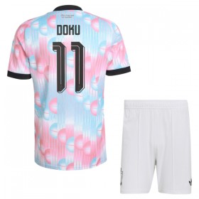 Camisolas Bélgica Doku 11 Criança 2º Equipamento Alternativa World Cup 2026 Manga Curta