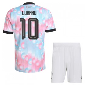 Camisolas Bélgica Lukaku 10 Criança 2º Equipamento Alternativa World Cup 2026 Manga Curta