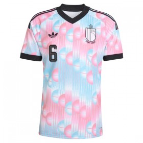 Camisolas Bélgica Onana 6 2º Equipamento Alternativa World Cup 2026 Manga Curta