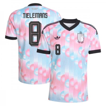 Camisolas Bélgica Tielemans 8 2º Equipamento Alternativa World Cup 2026 Manga Curta