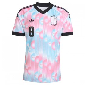 Camisolas Bélgica Tielemans 8 2º Equipamento Alternativa World Cup 2026 Manga Curta