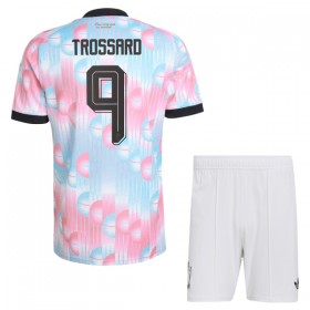 Camisolas Bélgica Trossard 9 Criança 2º Equipamento Alternativa World Cup 2026 Manga Curta