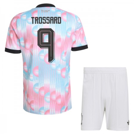 Camisolas Bélgica Trossard 9 Criança 2º Equipamento Alternativa World Cup 2026 Manga Curta Camisolas Bélgica Trossard 9 Criança 2º Equipamento Alternativa World Cup 2026 Manga Curta