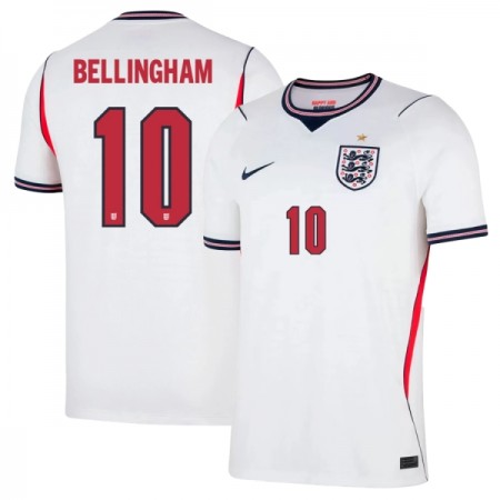Camisolas Inglaterra Bellingham 10 1º Equipamento Principal World Cup 2026 Manga Curta
