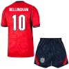 Camisolas Inglaterra Bellingham 10 Criança 2º Equipamento Alternativa World Cup 2026 Manga Curta