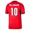 Camisolas Inglaterra Bellingham 10 Criança 2º Equipamento Alternativa World Cup 2026 Manga Curta
