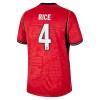 Camisolas Inglaterra Rice 4 2º Equipamento Alternativa World Cup 2026 Manga Curta