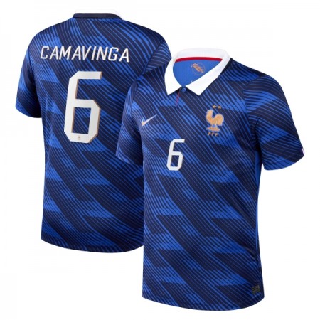 Camisolas França Camavinga 6 1º Equipamento Principal World Cup 2026 Manga Curta